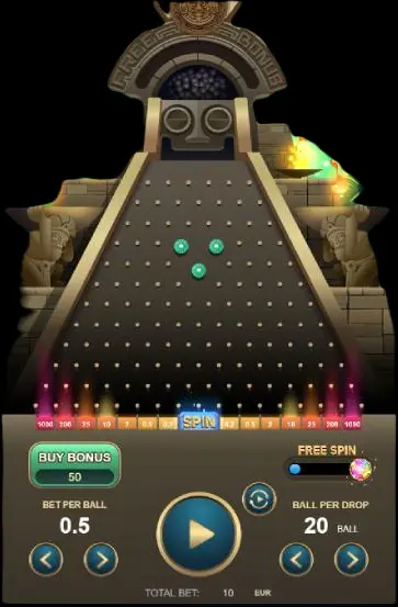 Opcje zakładów w Plinko. Opcje zakładów w Plinko.